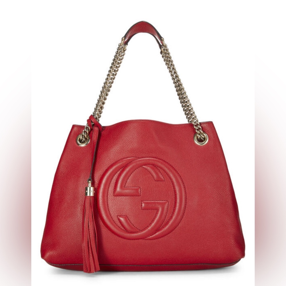 Red Gucci Soho with tassel